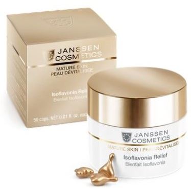 Janssen Cosmetics Mature Skin Mature Skin Isoflavonia Relief Капсулы с фитоэстрогенами и гиалуроновой кислотой