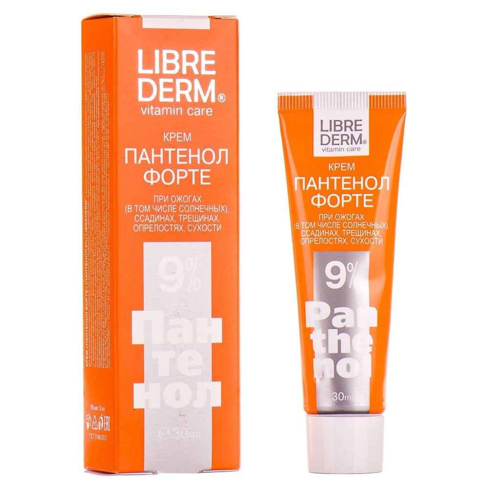 Librederm Пантенол Cream Panthenol Forte 9% Крем Пантенол Форте 9%