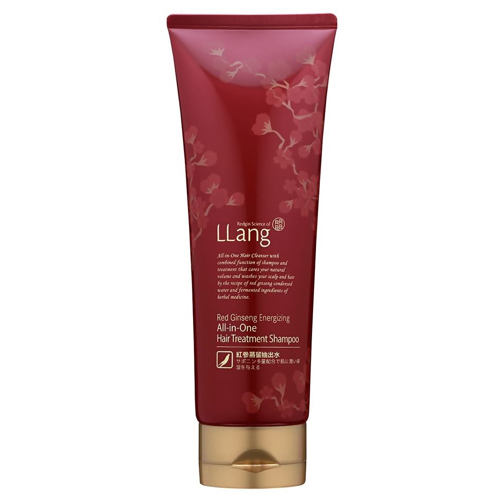 LLang Hair Care Line Red Ginseng Energizing All-in-One Hair Treatment Shampoo Шампунь-третмент для волос энергетический с красным женьшенем