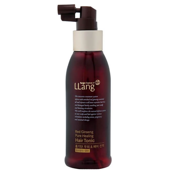 LLang Hair Care Line Red Ginseng Pure Healing Scalp & Hair Tonic Тоник восстанавливающий для волос и кожи головы с красным женьшенем