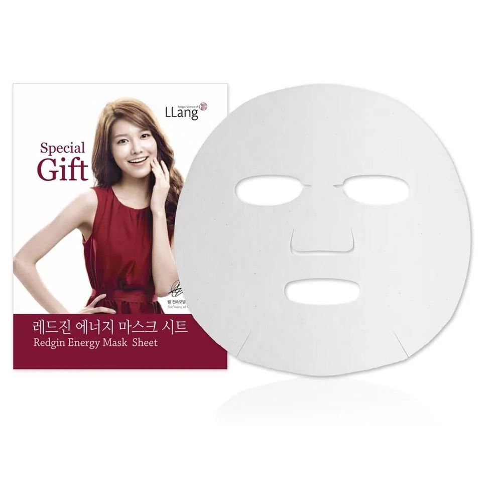 LLang Special Care Line (Masks) Spetial Gift Redgin Energy Mask Тканевая маска с женьшенем