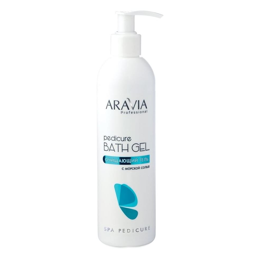 Aravia Professional Уход для тела в домашних условиях Pedicure Bath Gel Очищающий гель с морской солью