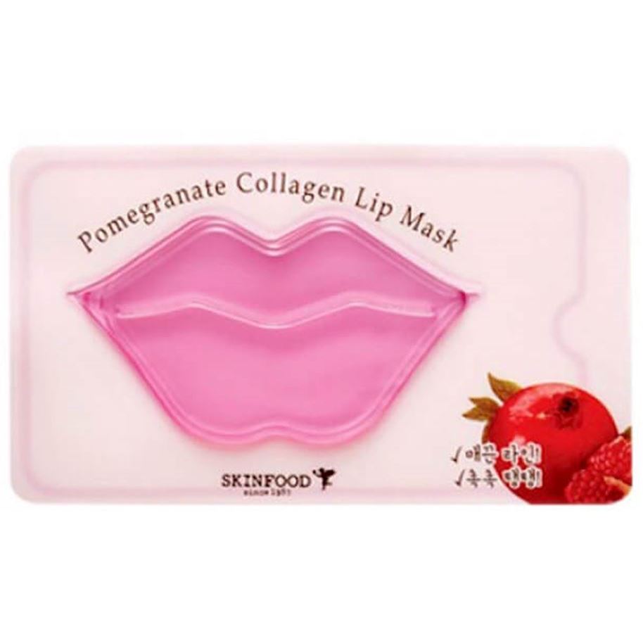 SkinFood Face Care Pomegranate Collagen Lip Mask Маска для губ гидрогелевая с экстрактом граната
