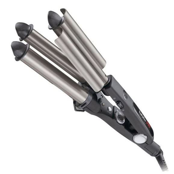 BaByliss Щипцы BAB2269TTE Tourmaline Triple Waver Плойка-волна Плойка-волна тройная 22/19/22 мм с титаново-турмалиновым покрытием