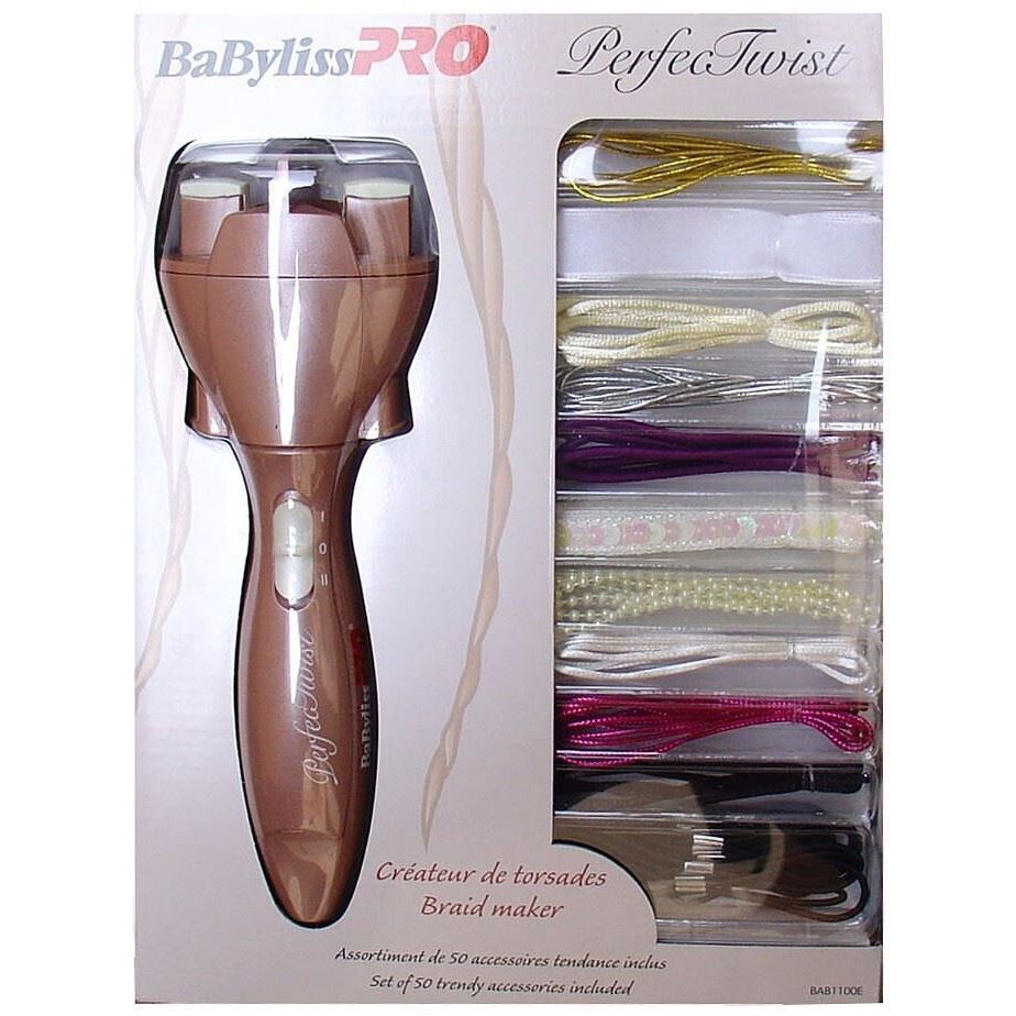 BaByliss Стайлеры BAB1100E Perfec Twist Твистер для волос Прибор для плетения косичек-жгутов (твистер)