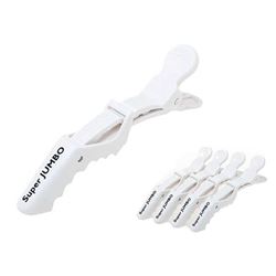 h10986-01 Super Jumbo Зажимы пластиковые усиленные, белые