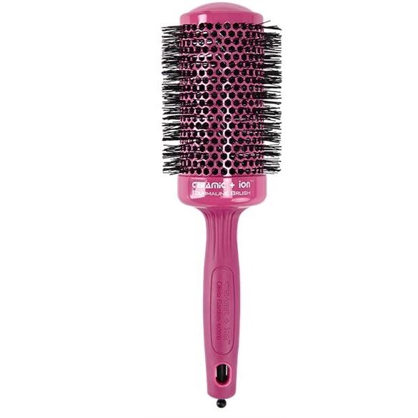 Olivia Garden Брашинги для волос BR-CI1PC-TH055-PIS Ceramic+Ion Pink CI-55 Термобрашинг Термобрашинг продувной 55 мм с керамическим покрытием, цвет розовый