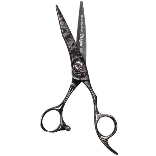 Olivia Garden Ножницы парикмахерские SH-DG1PC-CR550 Dragon 550 Ножницы парикмахерские Професииональные парикмахерские ножницы для стрижки 5.5"