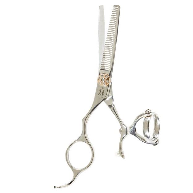 Olivia Garden Ножницы парикмахерские SH-SW1PC-TL63J Swivel Cut 635 For Lefthanded Ножницы филировочные Профессиональные филировочные ножницы для левши 6.35"