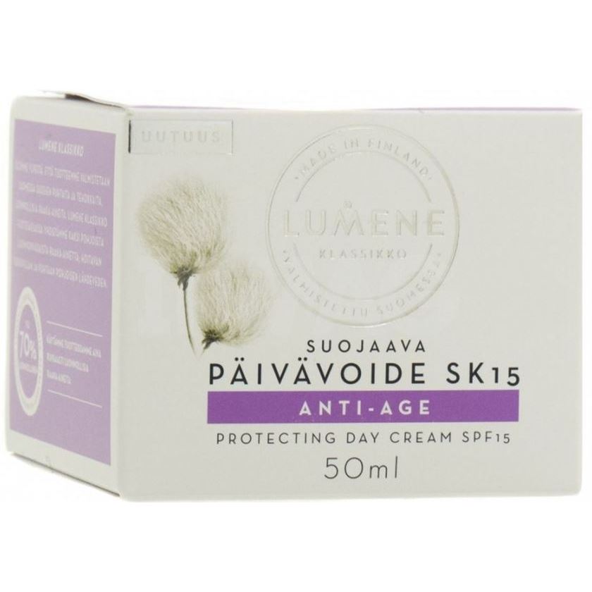 Lumene Klassikko Anti-Age Protecting Day Cream SPF 15 Антивозрастной защитный дневной крем SPF 15 для всех типов кожи 