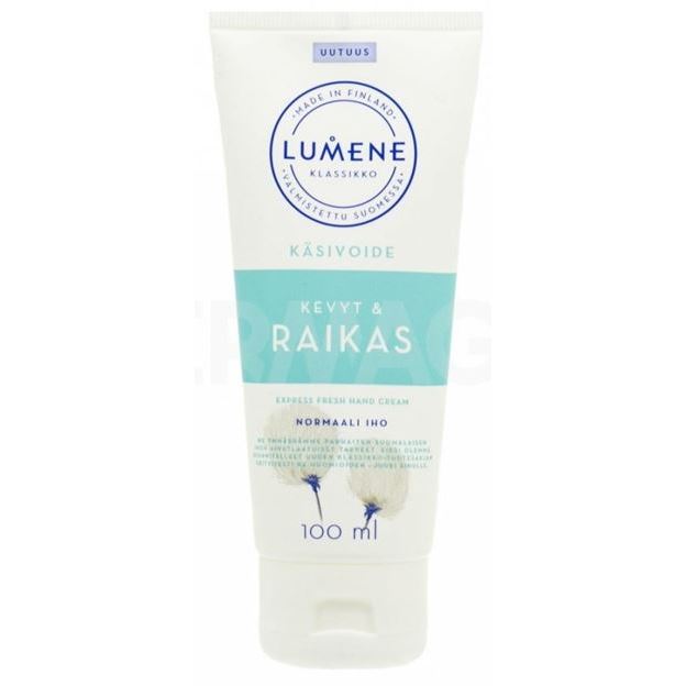 Lumene Klassikko Express Fresh Hand Cream  Легкий крем для рук