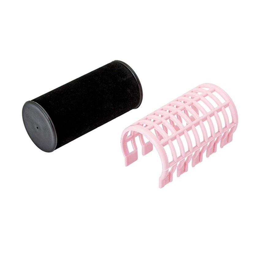 Harizma Professional Бигуди, термобигуди h10980-32 Термобигуди 32 мм, розовые Термобигуди с зажимами 32 мм, 4 шт, розовые, для микроволновой печи