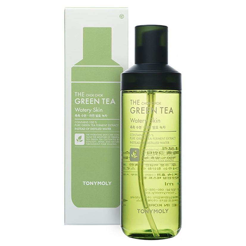 Tony Moly Face Care The Chok Chok Green Tea Watery Skin Тонер для лица с экстрактом зеленого чая