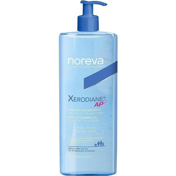 Noreva Xerodian AP+ Мягкий очищающий обогащенный гель Gentle Foaming Gel Soap Free