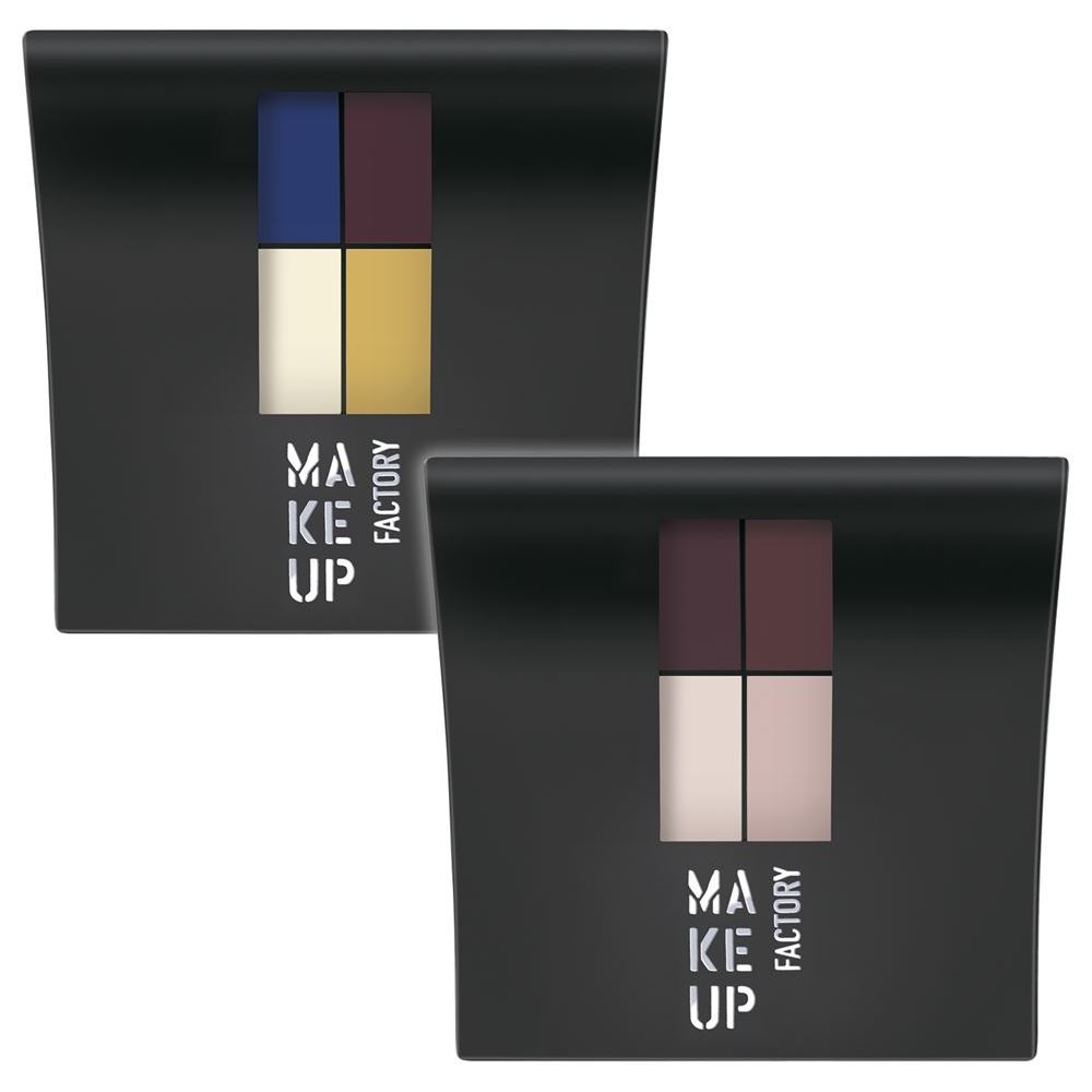 Make Up Factory Make Up Mat Eye Colors  Матовые 4-х цветные тени для глаз