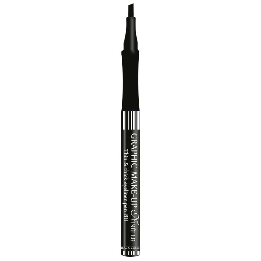 Ninelle Make Up Graphic Make-Up Thin & Thick Eyeliner Pen 8H Подводка-фломастер для глаз