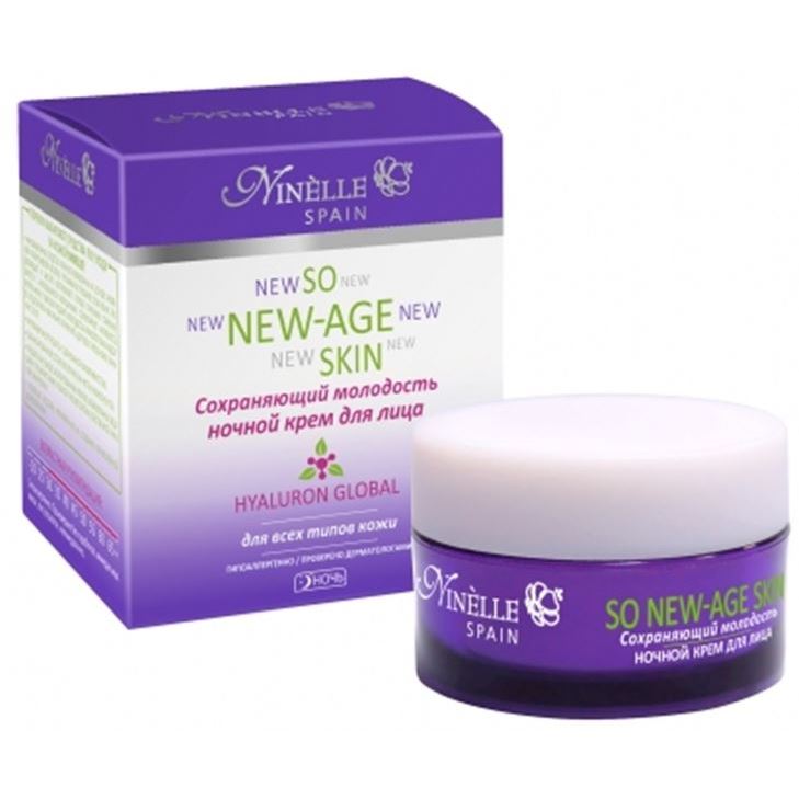 Ninelle So New-Age Skin So New-Age Skin Hyaluron Global Ночной крем для лица Сохраняющий молодость ночной крем для лица