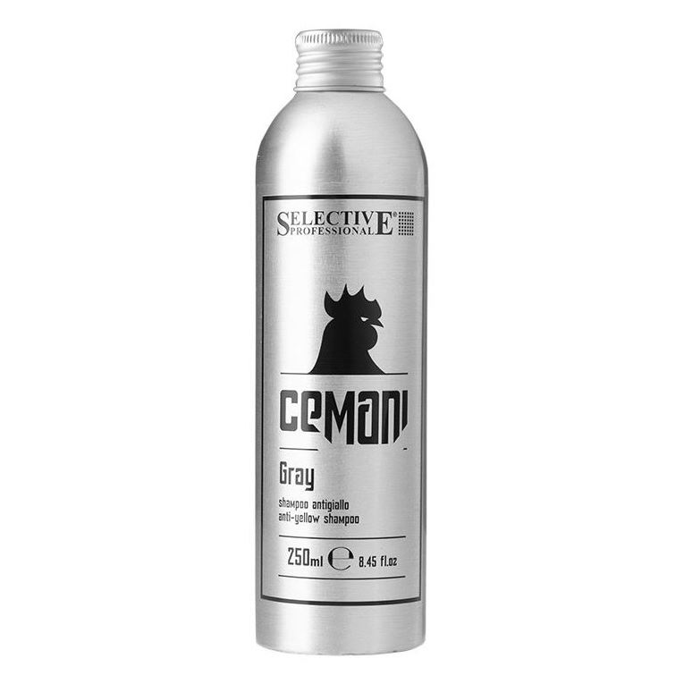 Selective Professional Cemani Gray Anti-Yellow Shampoo Шампунь для устранения желтых оттенков
