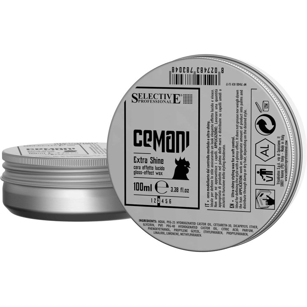 Selective Professional Cemani Extra Shine Glass-Effect Wax Воск для укладки волос с глянцевым эффектом