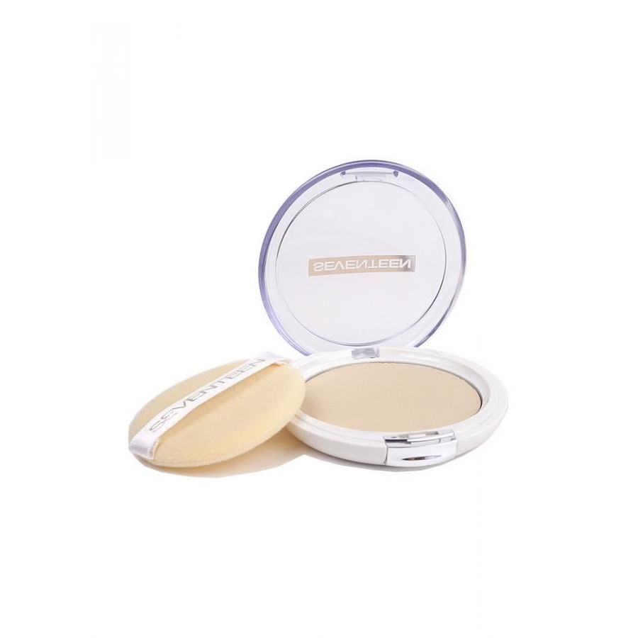 Seventeen Make Up Natural Silky Transparent Compact Powder SPF15 Компактная пудра для лица с Алоэ Вера 
