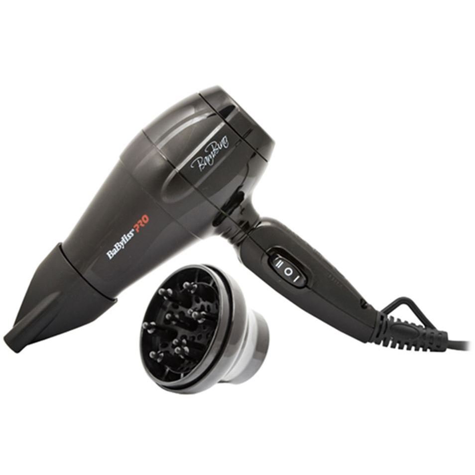 BaByliss Фены BAB5510E BamBino 1200W Фен дорожный компактный 1200 Вт с диффузором