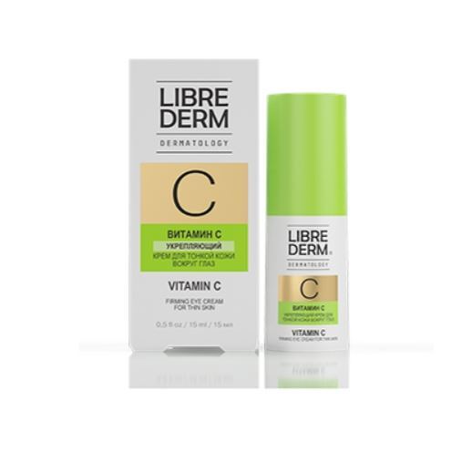 Librederm Уход за кожей лица и тела Vitamin C Firming Eye Cream For Thin Skin  Крем для тонкой кожи вокруг глаз укрепляющий "Витамин С"