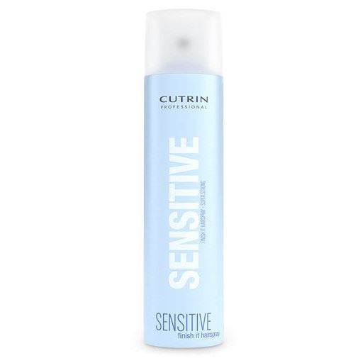 Cutrin Sensitive Scalp  Sensitive Finish It Hair Spray Super Strong Лак экстра-сильной фиксации без отдушки 