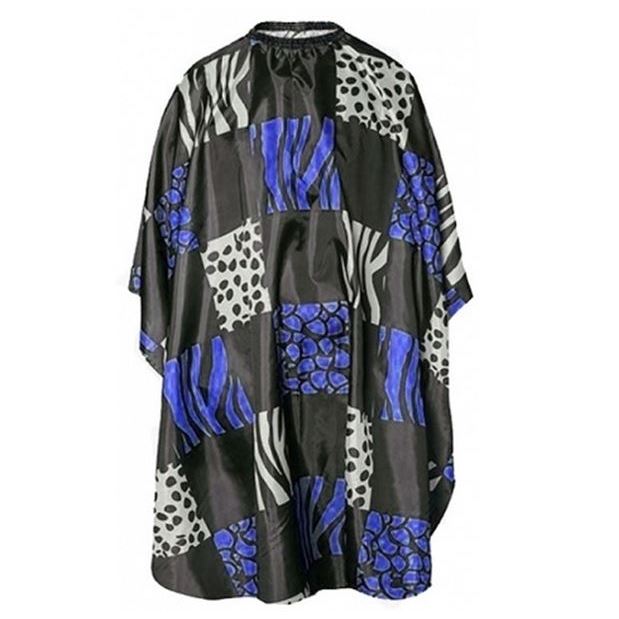 Harizma Professional Аксессуары h10861-14 Пеньюар "Синие квадраты" Пеньюар парикмахерский 150х125 см "Синие квадраты"