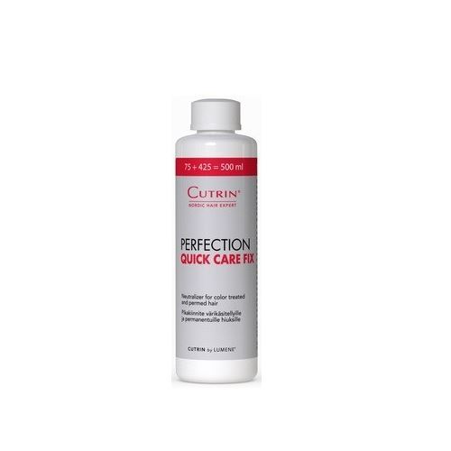 Cutrin Coloring Hair and Perming Perfection Quick Care Fix Ухаживающий концентрированный фиксатор - для волос, ранее подвергавшихся процедурам окрашивания или химической завивки.