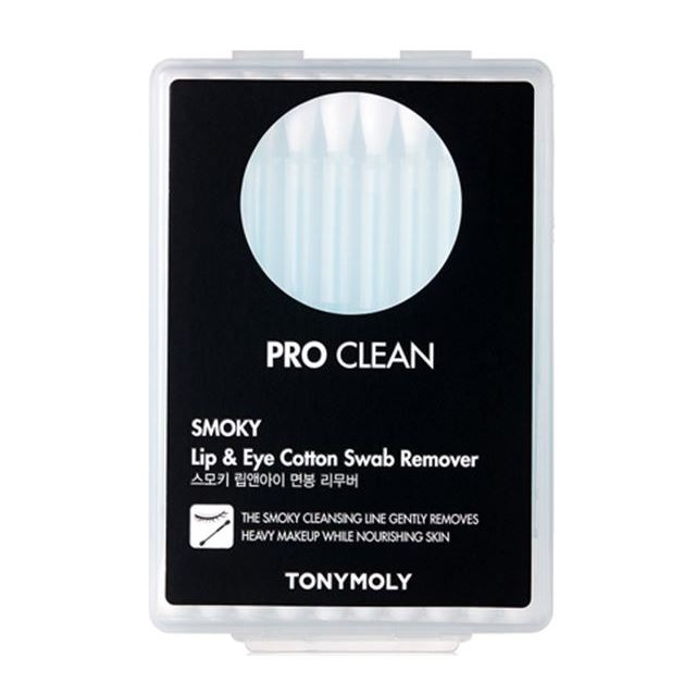 Tony Moly Cleansing Pro Clean Smoky Lip and Eye Cotton Swab Remover Очищающие ватные палочки