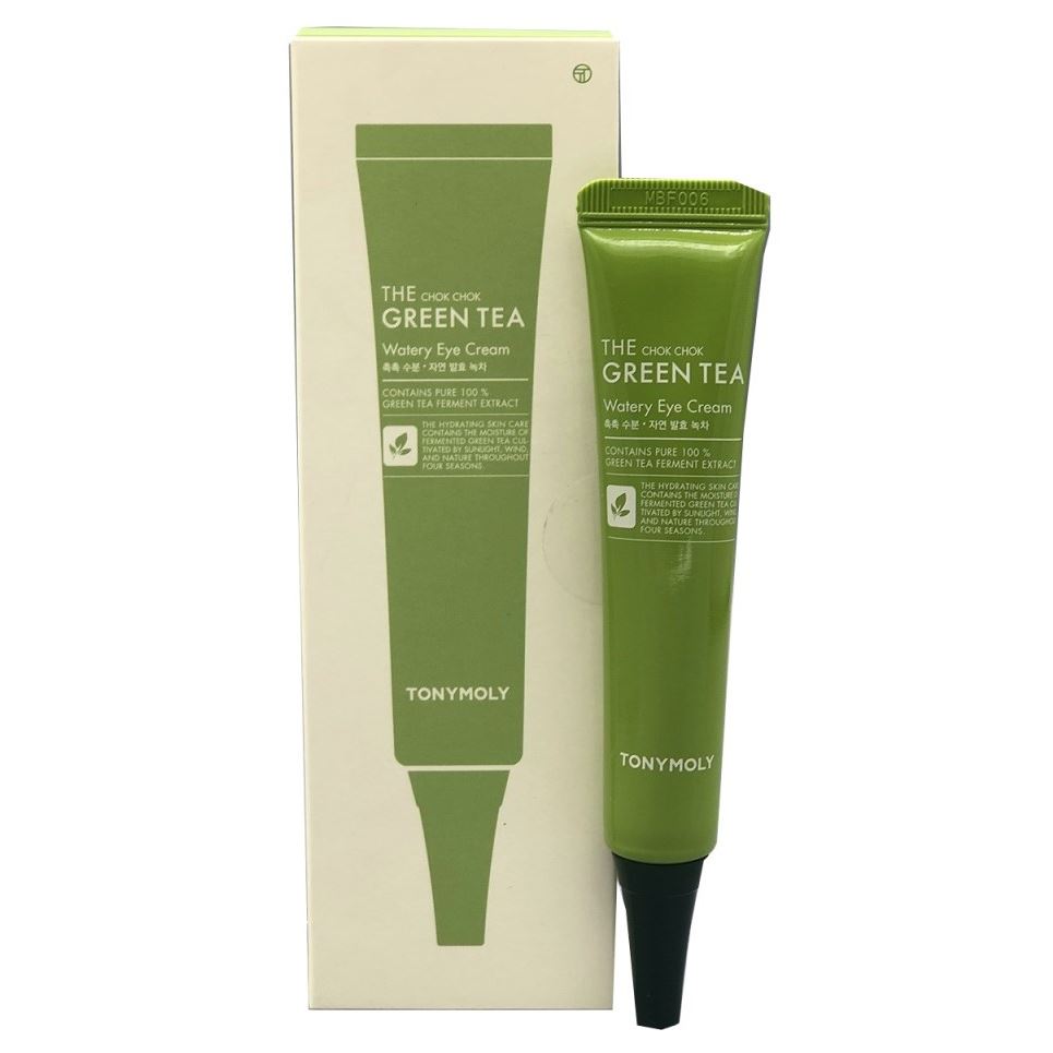 Tony Moly Face Care The Chok Chok Green Tea Watery Eye Cream  Увлажняющий крем для кожи вокруг глаз с экстрактом зеленого чая
