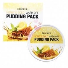 Deoproce Creams  Honey & Gold Wash Off Pudding Pack Маска для лица с мёдом и золотом