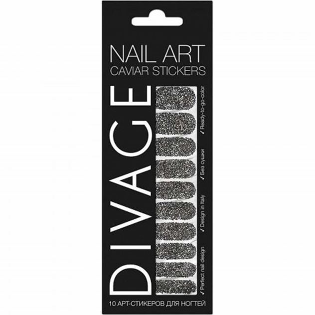 Divage Nail Care Nail Art Sticker Caviar Stickers Наклейки для ногтей