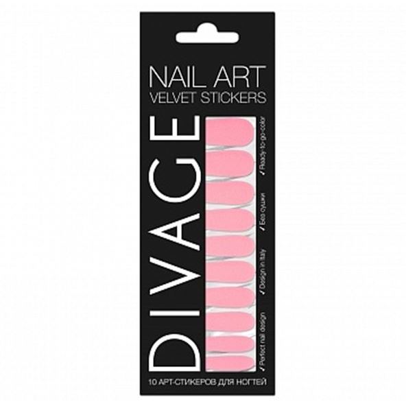 Divage Nail Care Nail Art Velvet Stickers Наклейки для ногтей