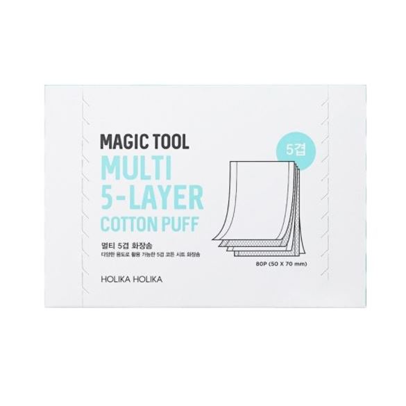 Holika Holika Make Up Magic Tool Multi (5-layer) Cotton Pads Хлопковые диски для лица