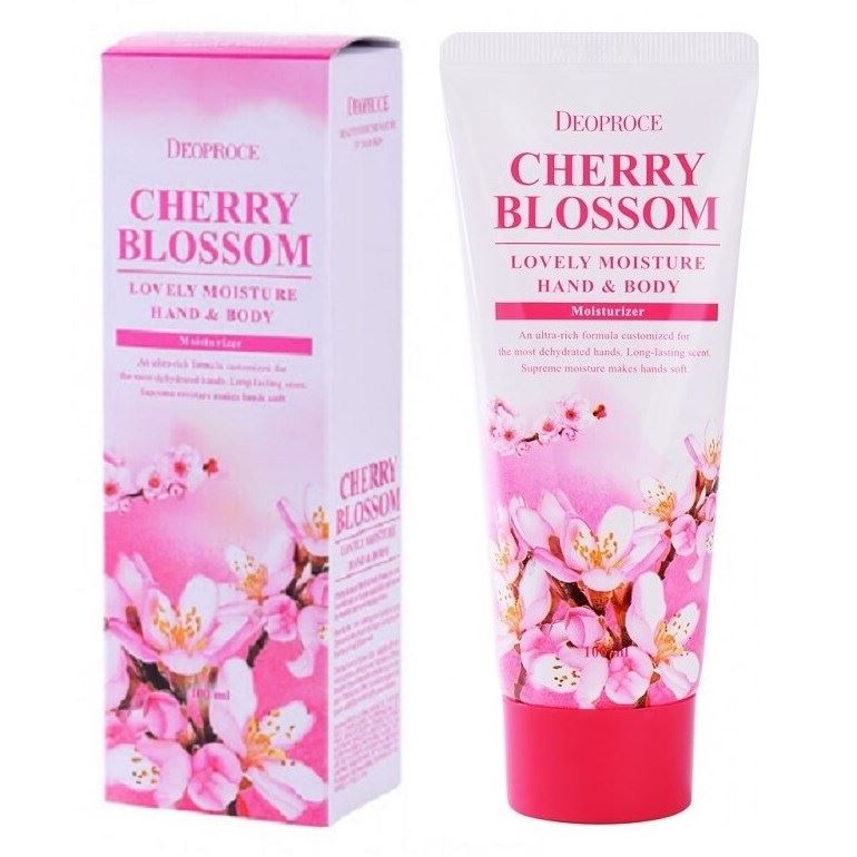 Deoproce Body Moisture Hand & Body Cherry Blossom Lovery Крем для рук и тела питательный