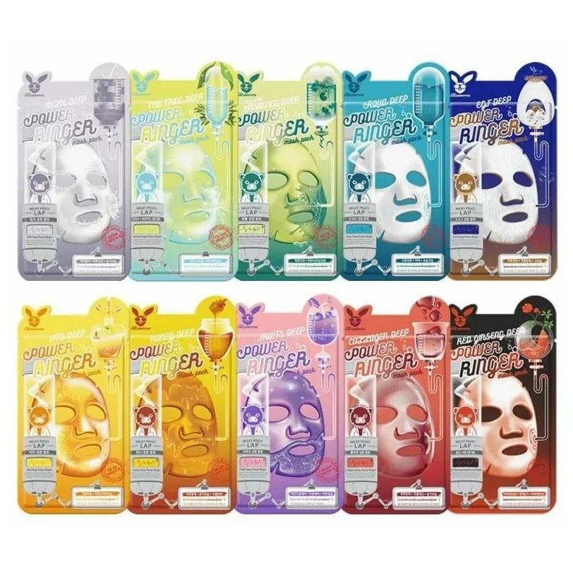 Elizavecca Face & Eyes Care Power Ringer Mask Pack Маска для лица тканевая