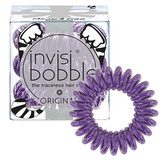 Invisibobble Резинки для волос Original Meow & Ciao Резинка для волос с вкраплениями металлических блесток , цвет мерцающий фиолетовый