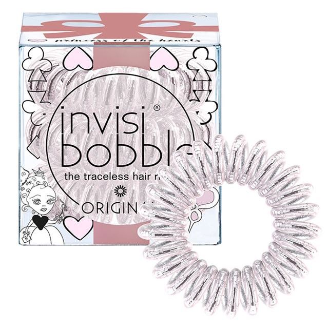 Invisibobble Резинки для волос Original Princess Of The Hearts Резинка для волос с вкраплениями металлических блесток , цвет искристый розовый