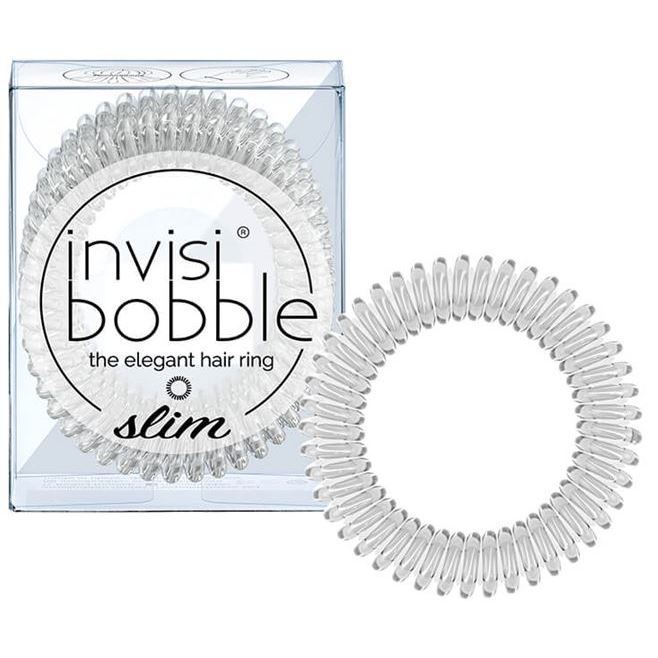Invisibobble Резинки для волос Slim Crystal Clear Резинка-браслет прозрачная