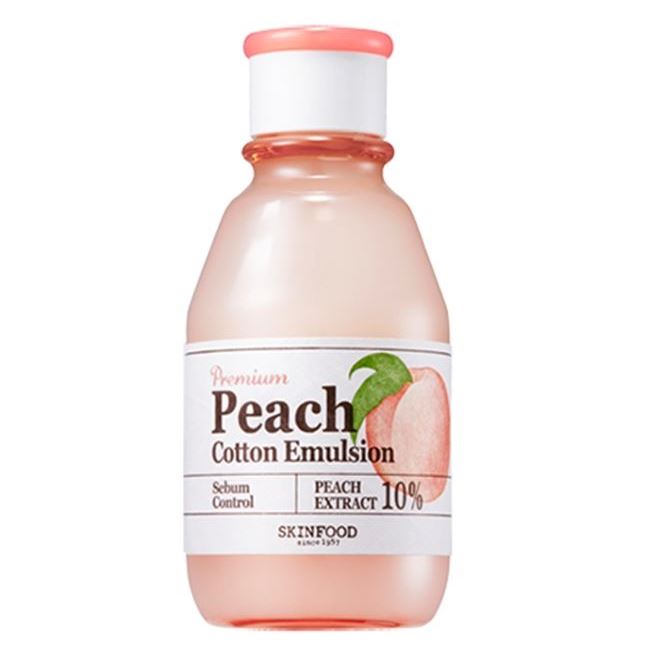 SkinFood Face Care Premium Peach Cotton Emulsion Эмульсия для лица с экстрактом персика
