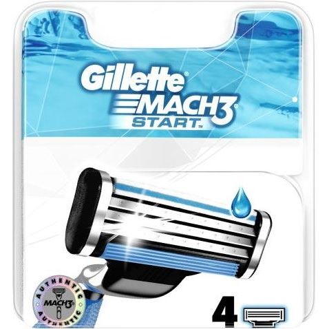 Gillette Бритвенные системы Mach3 Start - 4 Сменных Кассеты 4 Сменных Кассеты