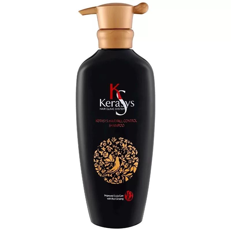 KeraSys Hair Care  Naturing Hair Fall Control Shampoo Шампунь для волос от Выпадения с экстрактом корня красного женьшеня