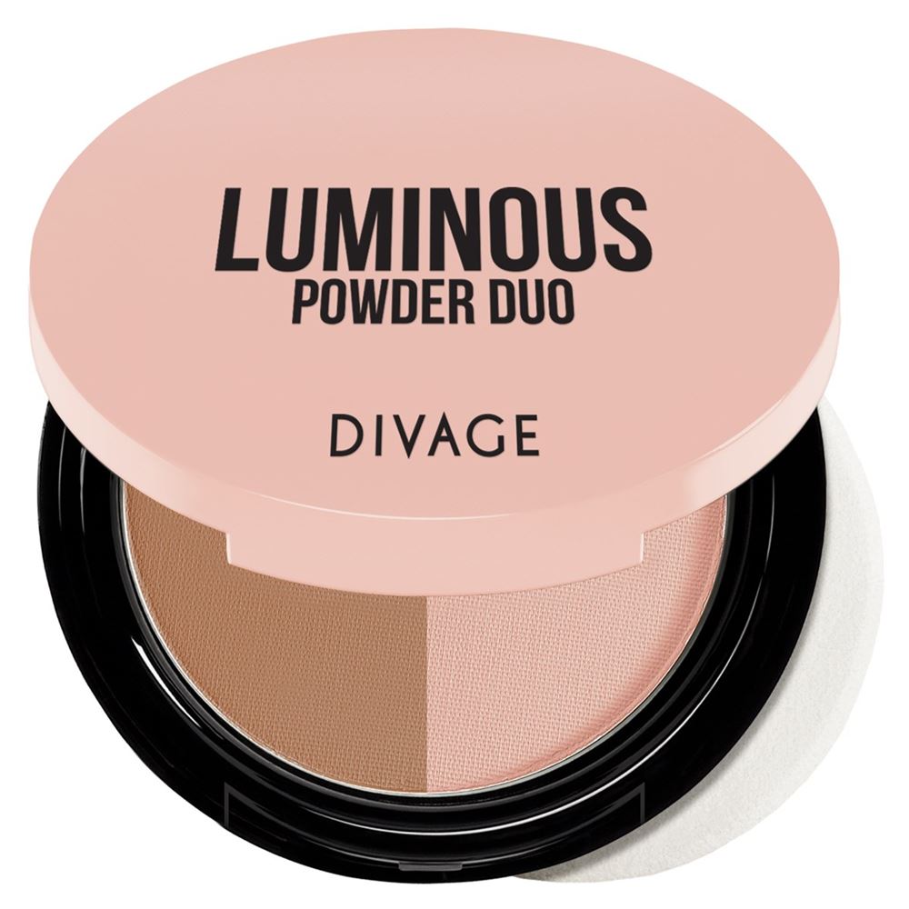 Divage Make Up Luminous Powder Duo Пудра компактная двухцветная