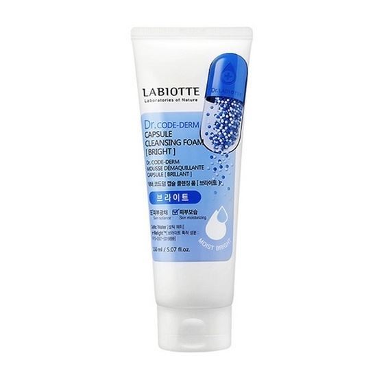Labiotte Cleansing Dr.Code-Derm Capsule Cleansing Foam Bright Пенка для умывания осветляющая капсульная