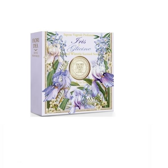 Fiori Dea Мыло Iris And Wisteria Scented Soap Мыло парфюмированное Ирис и глициния