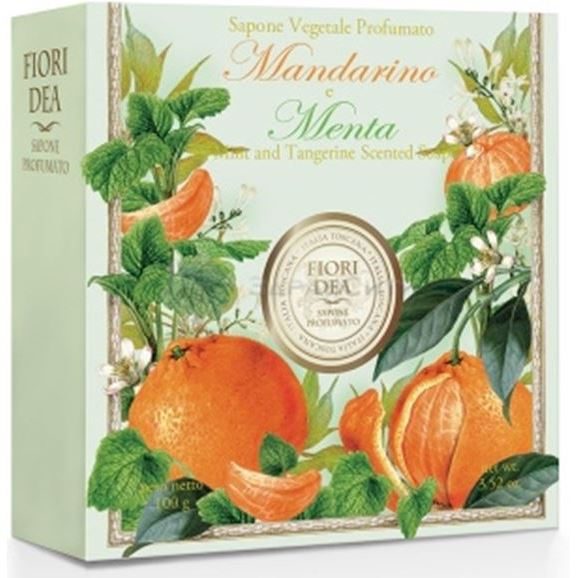 Fiori Dea Мыло Mint And Tangerine Scented Soap Мыло кусковое Мандарин и мята