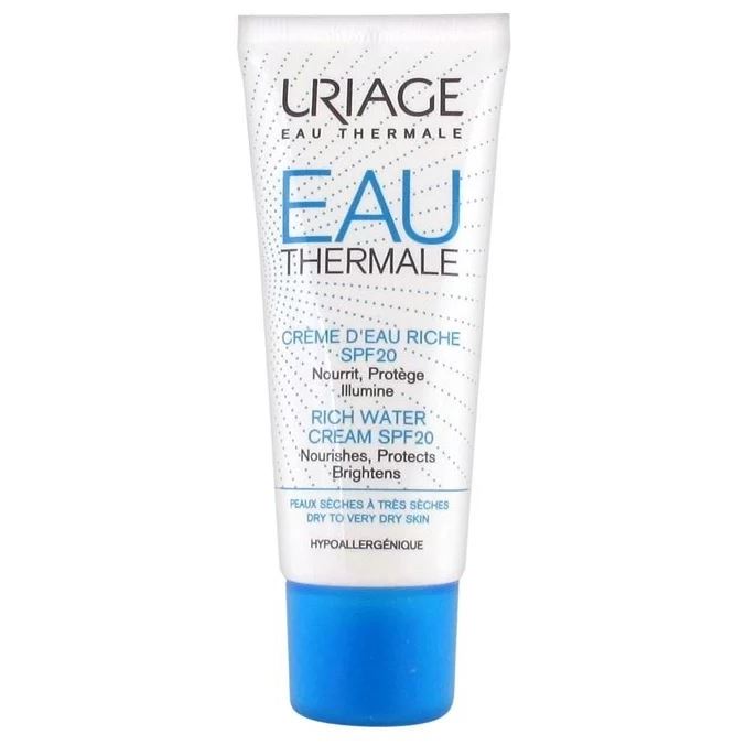 Uriage Eau Thermale Eau Thermale Rich Water Cream SPF 20 Обогащенный увлажняющий крем с солнцезащитным фактором