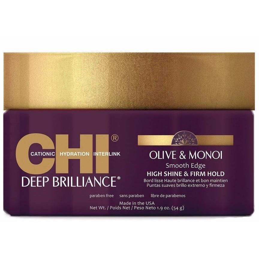 CHI Deep Brilliance Olive & Monoi Smooth Edge High Shine & Firm Hold Помада для придания волосам блеска и гладкой эластичной фиксации