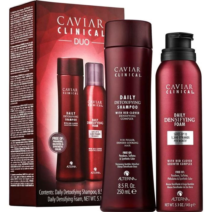 Alterna Caviar Clinical Caviar Clinical Duo Kit Набор-детокс для кожи головы: шампунь, пена для уплотнения волос